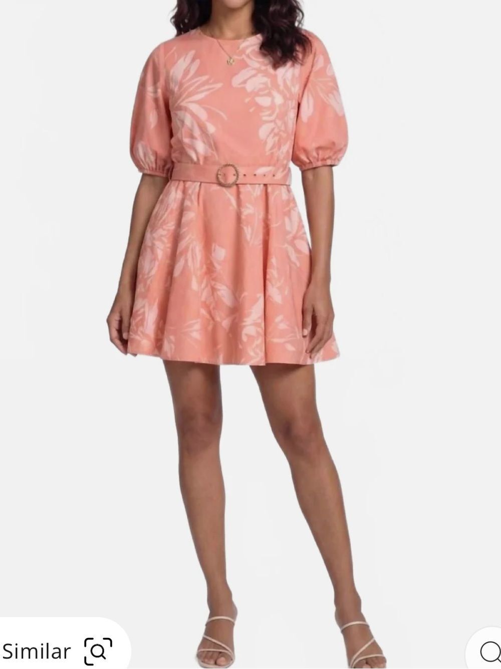 Prosperina Mums The Word Belted Mini Dress NEW W SMALL FLAW